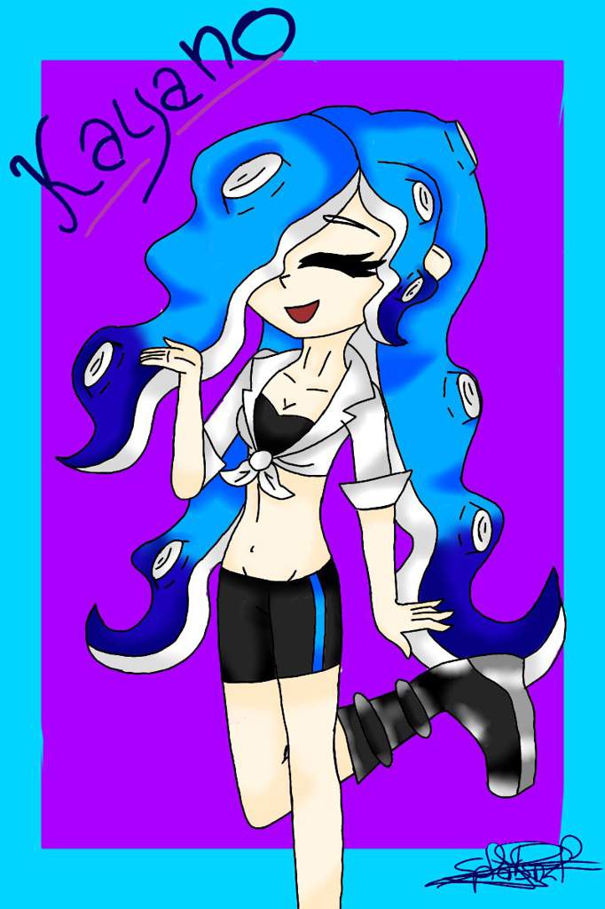 New OC en dessin  sur Ibis  Paint   Splatoon Fran ais Amino