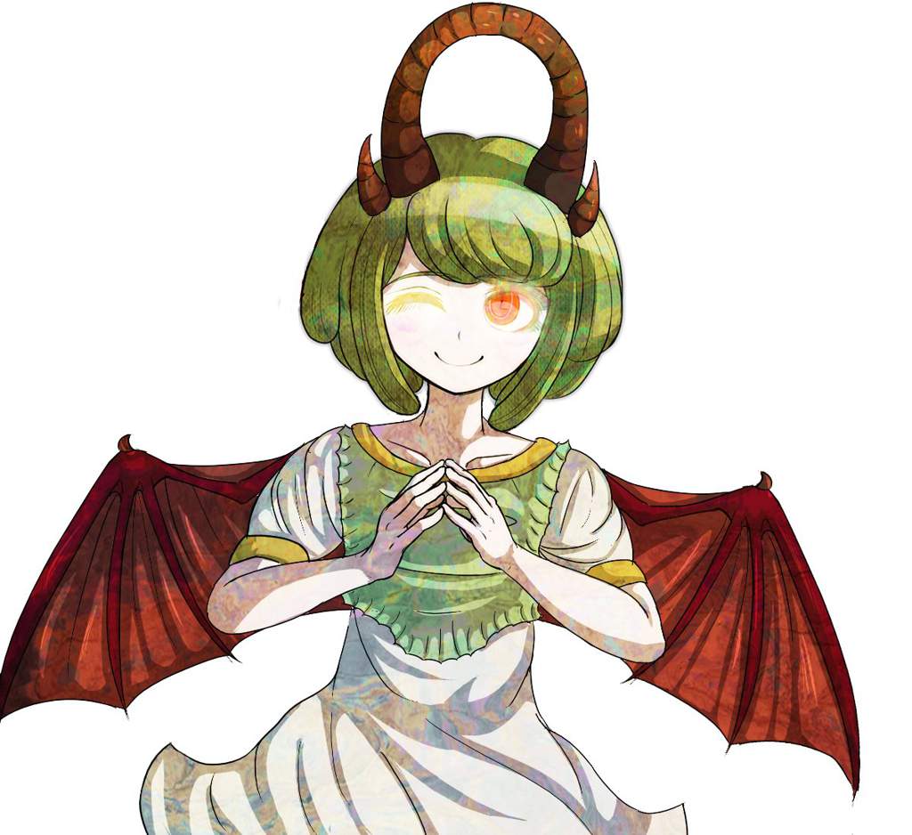 Pickle satan but she's an actual demon (Monaca Towa sprite edit) .