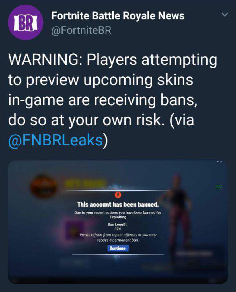 epic games is cracking down on players bringing unreleased items into the game bans will be handed out to players who have hacked - fortnite ban length