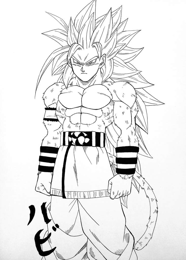 Goku Ssj5 Recordando Los Tiempos De Af 3 Dibujos De Dragon