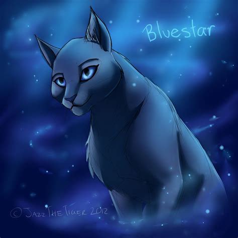 Коты воители аниме картинки синяя звезда