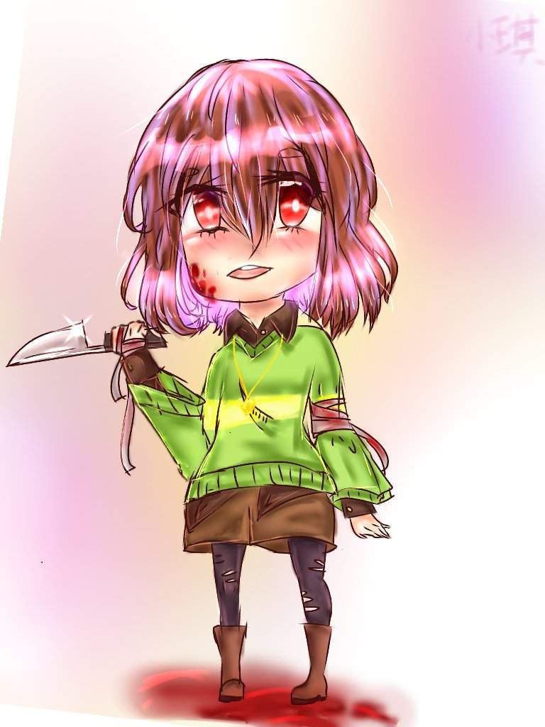 Here's a art of Chara from undertale (art by me | Flying Pings ART Amino