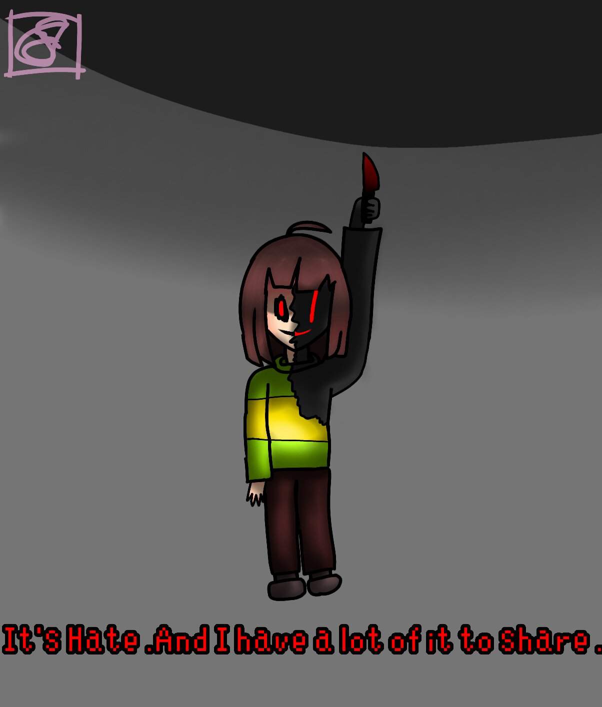 It's Hate . | Glitchtale Amino