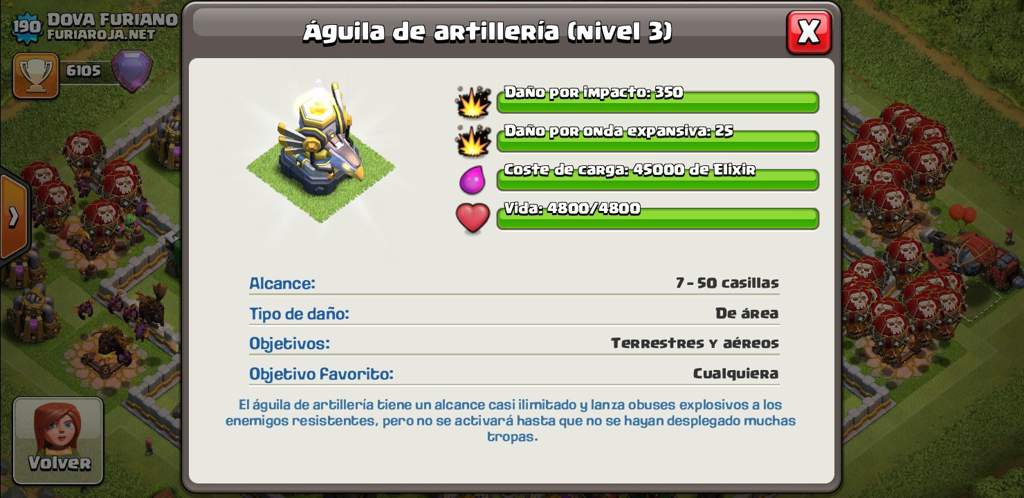 Análisis al águila de artilleria | Clash Of Clans • Amino Amino