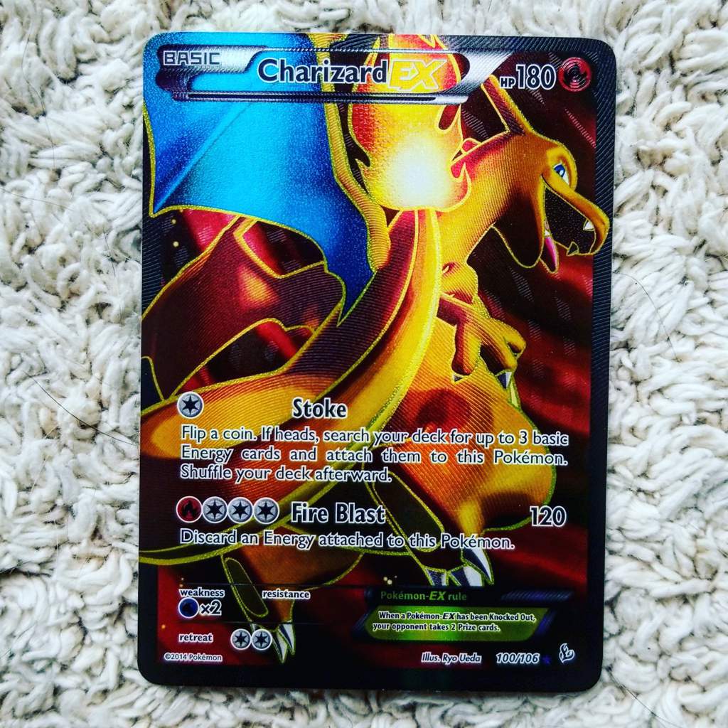 Charizard Ex Full Art From Flashfire Pokemon Trading Card Game Amino