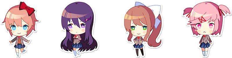 How To Make A Ddlc Chibi Sprite Doki Doki Literature Club Amino