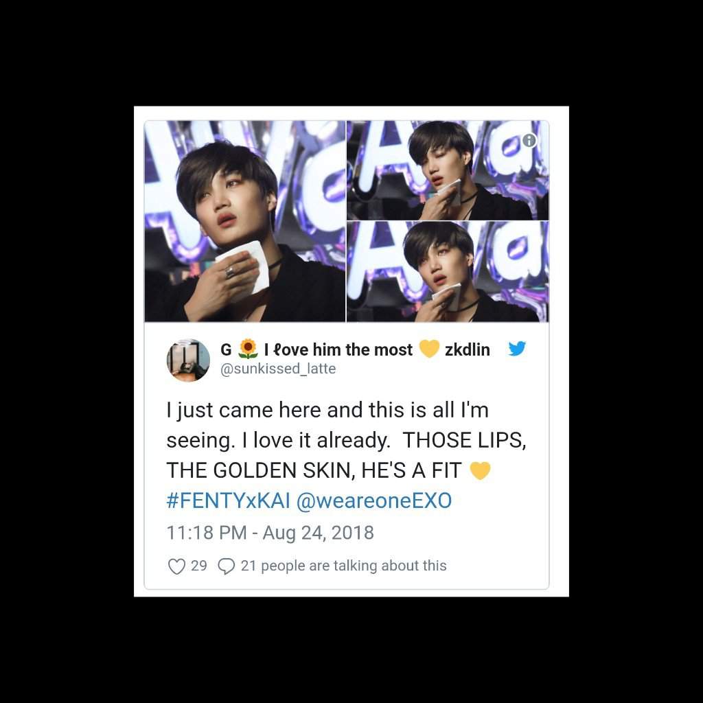 Exo S Kai Catches The Attention Of Rihanna S Cosmetics Brand Fenty Beauty Bts Exo Got7 Friendship Amino