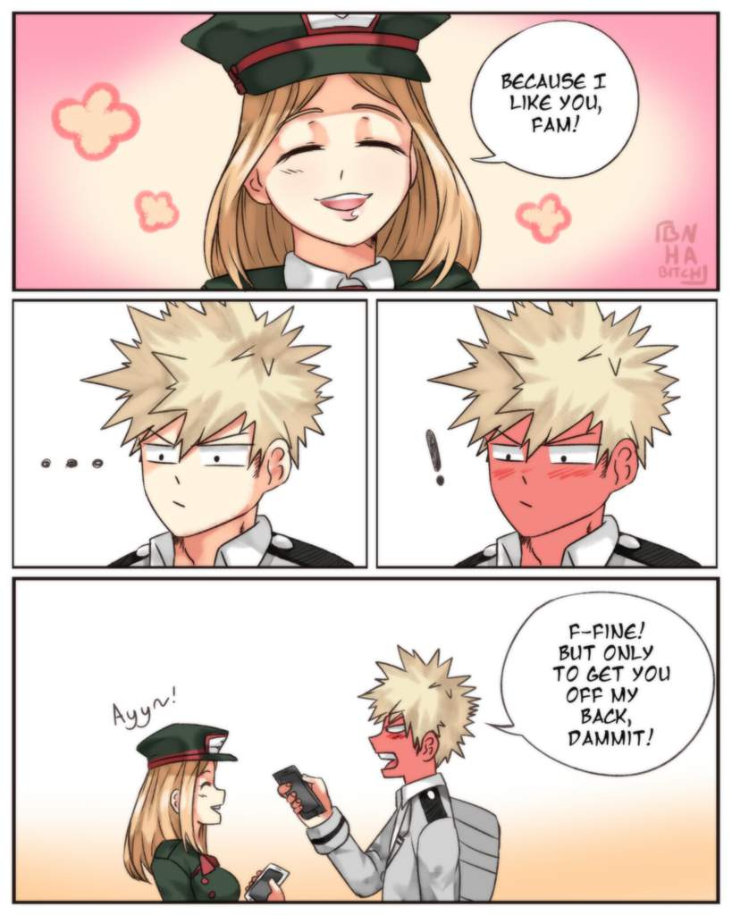 bakugou x camie.