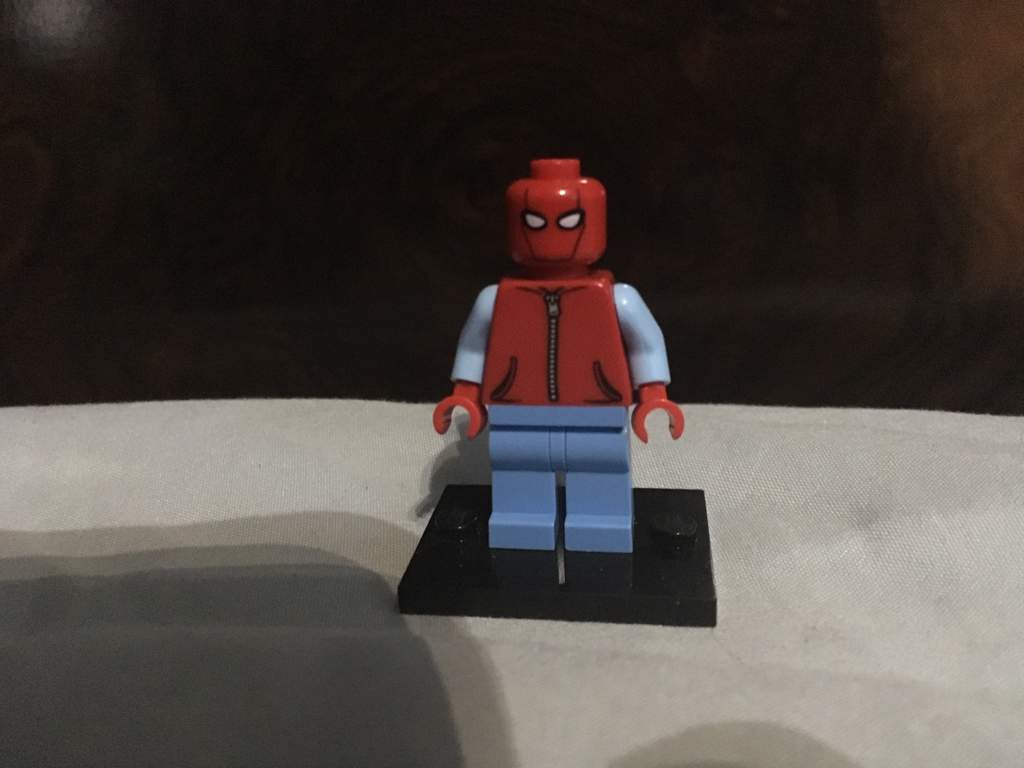 spiderman homemade suit lego