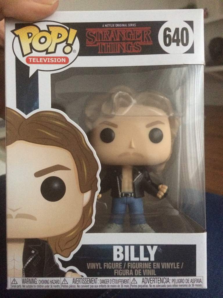 billy hargrove funko pop