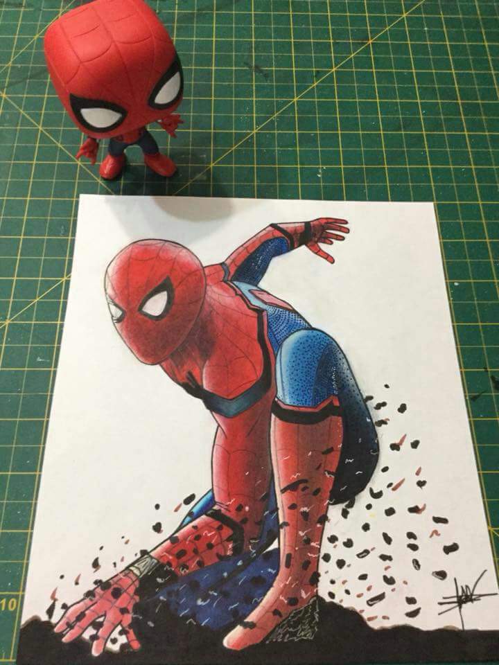 Spider-Man (dibujo terminado) | •Arte Amino• Amino