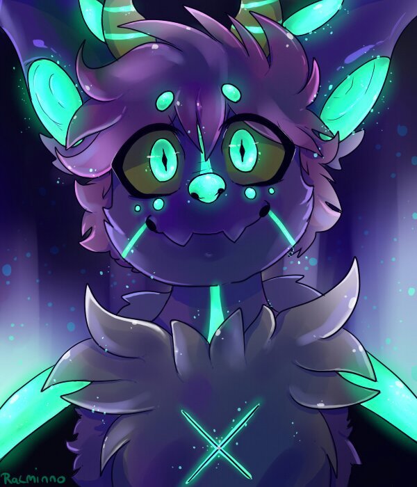 Look, another glowing furry | Arts And OCs Amino