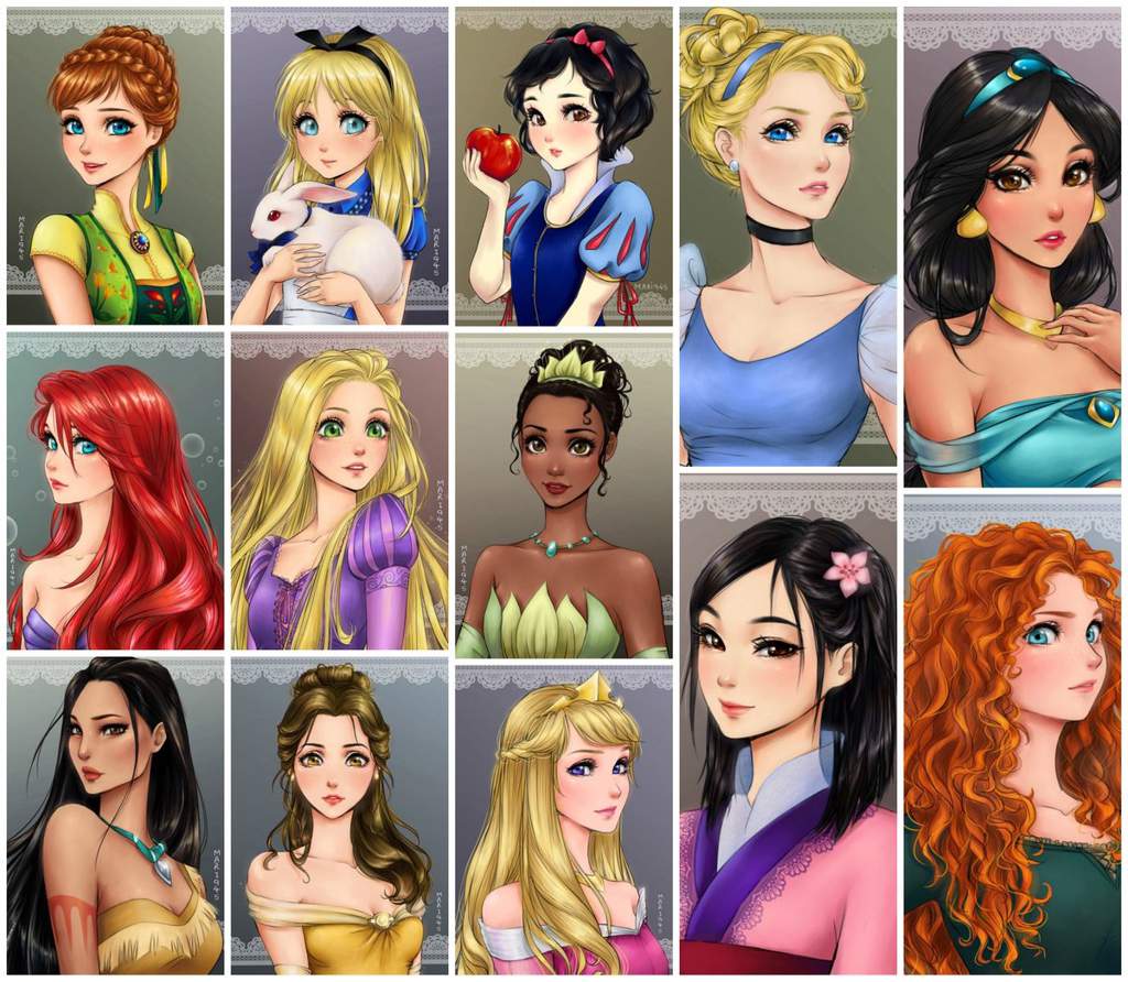 👑Who’s Your Favorite Disney Princess In Anime Style? 👑 | Anime Amino