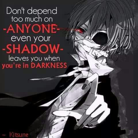 Dark And Deep Anime Quotes Hd Pics Anime Amino