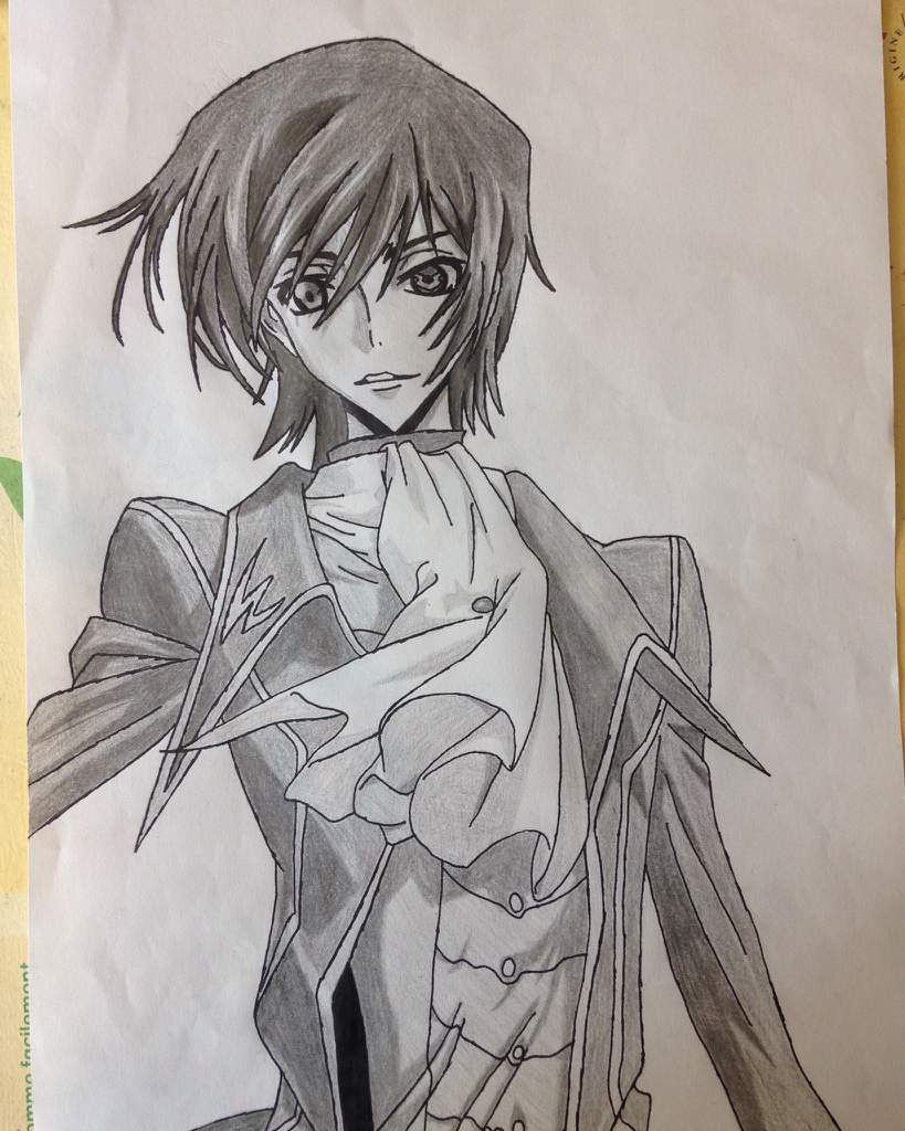 Dessin de Lelouch Lamperouge | Anime et Manga Amino