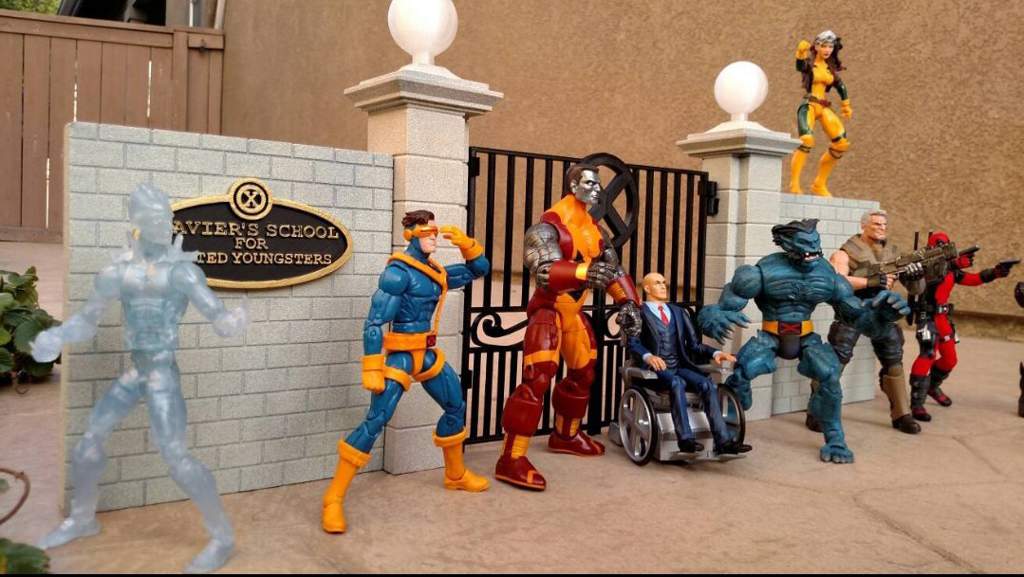 marvel legends x men diorama