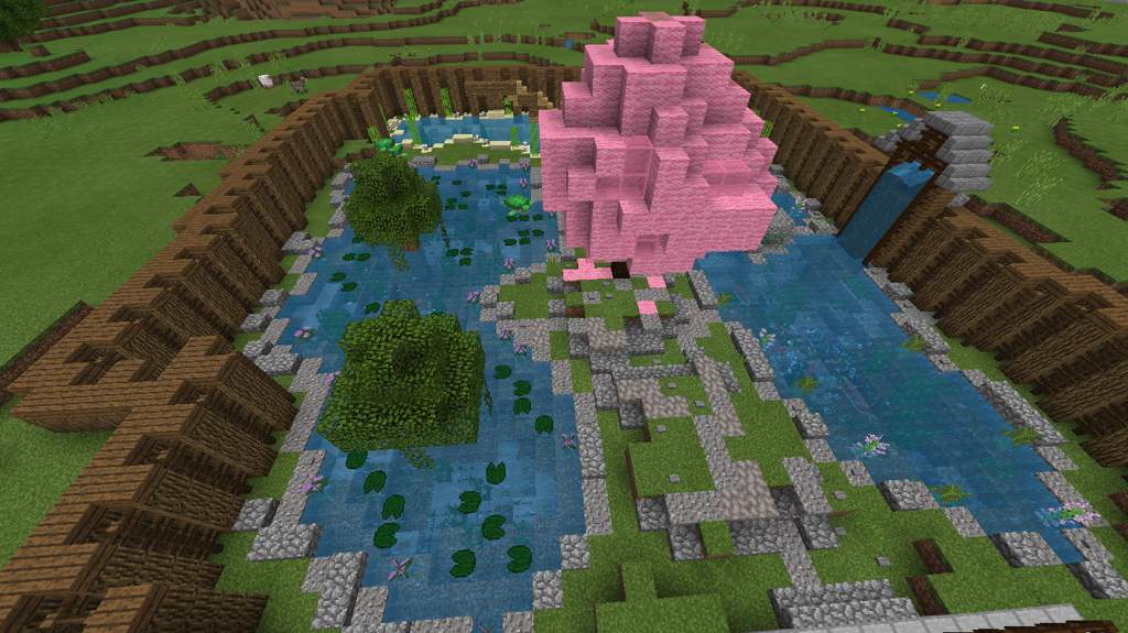 Backyard Mini Pond In Minecraft, How To Build Your Own Garden Fish Pond Minecraft