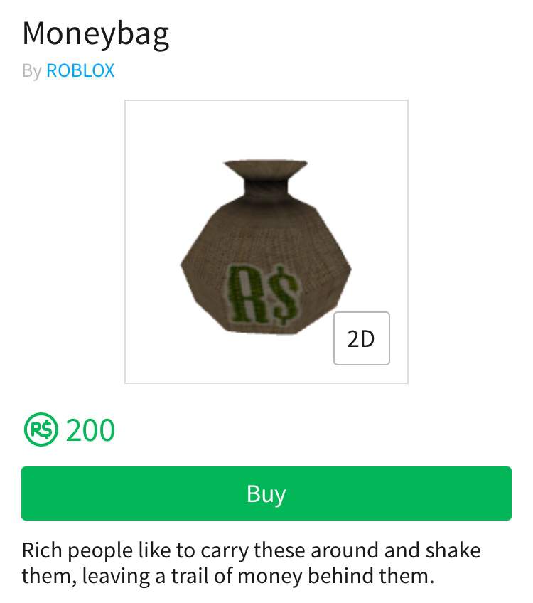 Roblox Money Bag Gear Id