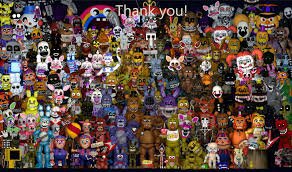 Fnaf (All Characters.) | Minecraft 5 Nights At Freddy's Amino