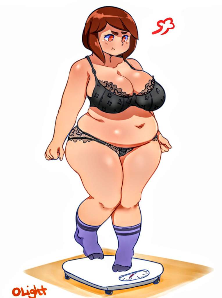 I hardly ever see chubby anime girls and there should be honestly look them...