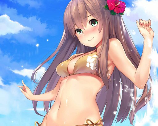 Anime bikini girl