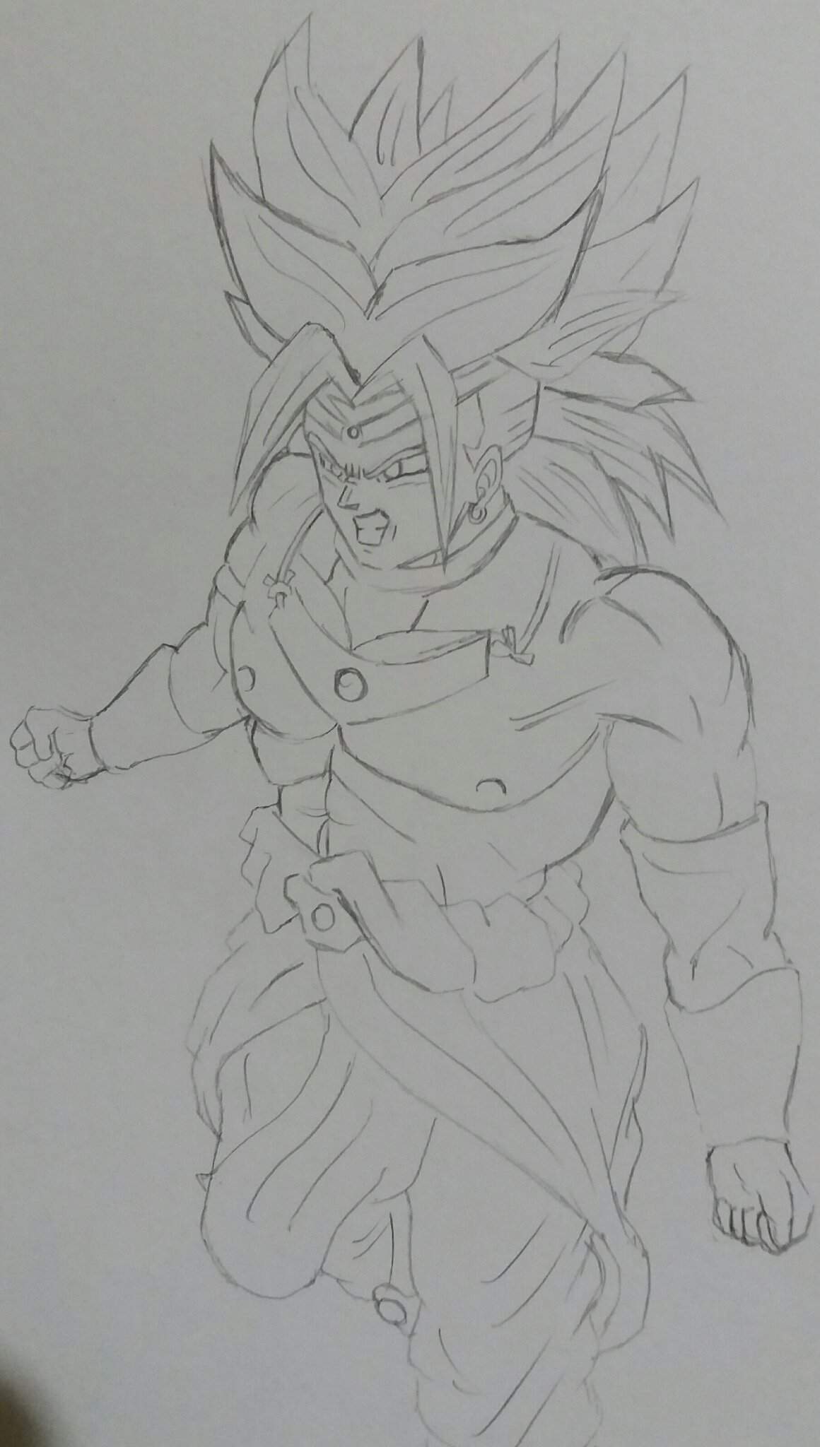 Desenho simples Broly | Dragon Ball Oficial™ Amino