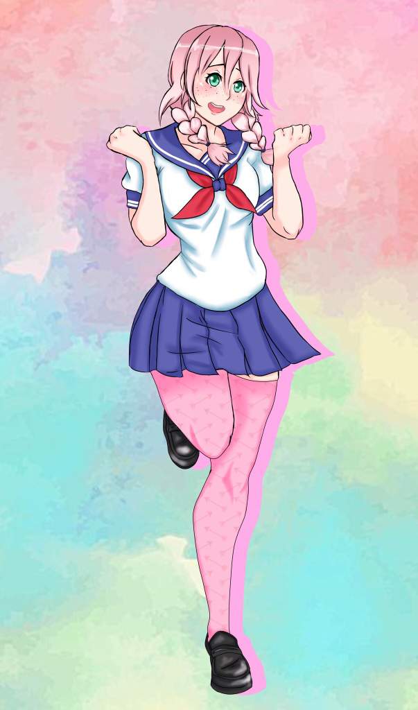 Сумире яндере. Сакура Yandere Simulator. Сумире Сайтозаки Яндере. Сакура Хагивара Яндере симулятор. Сакура Хагивара из Яндере.