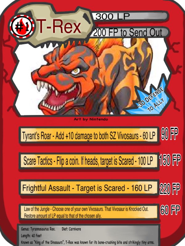 Fossil Fighters TCG Test : T-Rex | Fossil Fighters Amino Amino