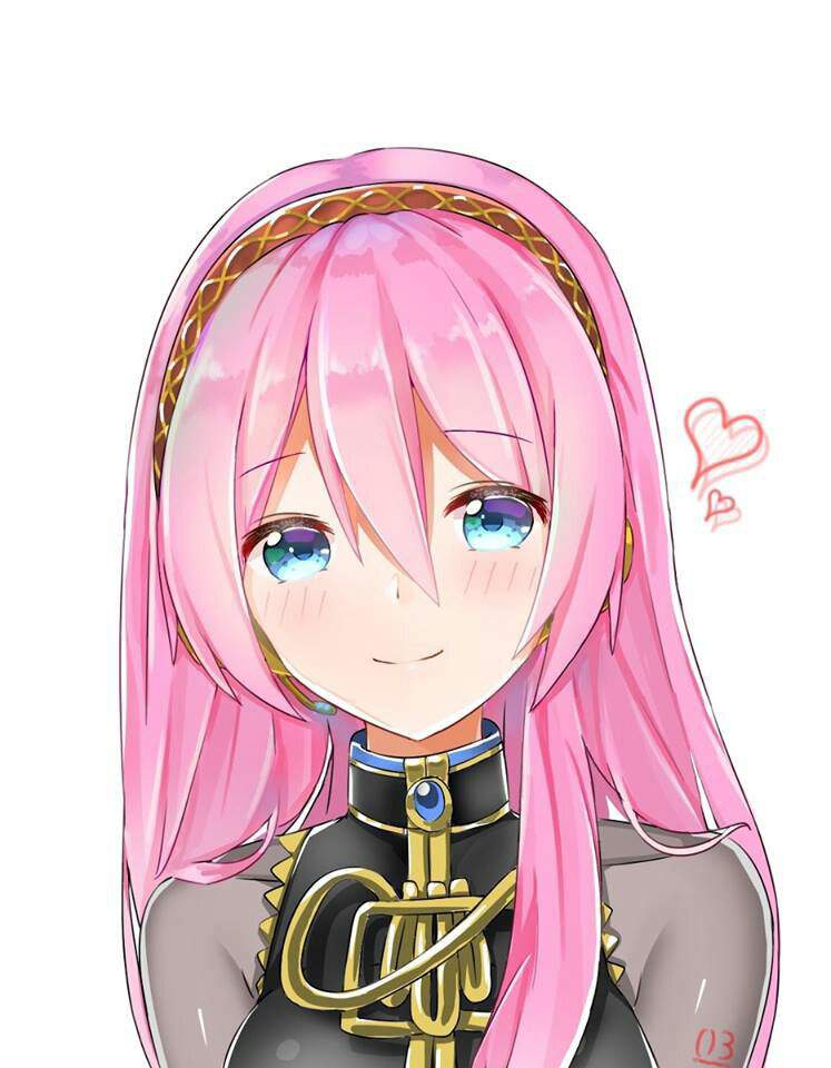 Anime female pink hair