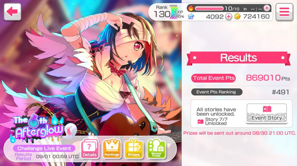 top 1000 for afterglow :') | バンドリ! (BanG Dream!!) Amino