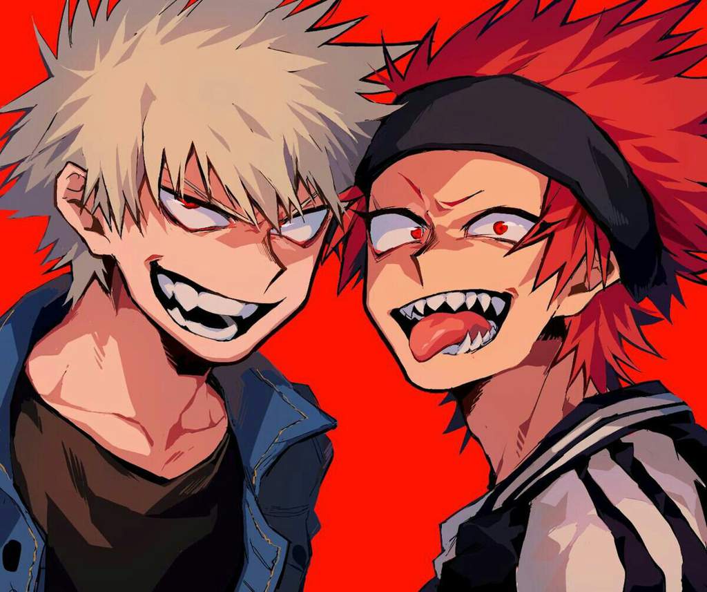 Bakugou x Kirishima.