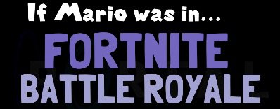 smg4 waves at mario while mario is slowly fading away into the portal - if mario was in fortnite