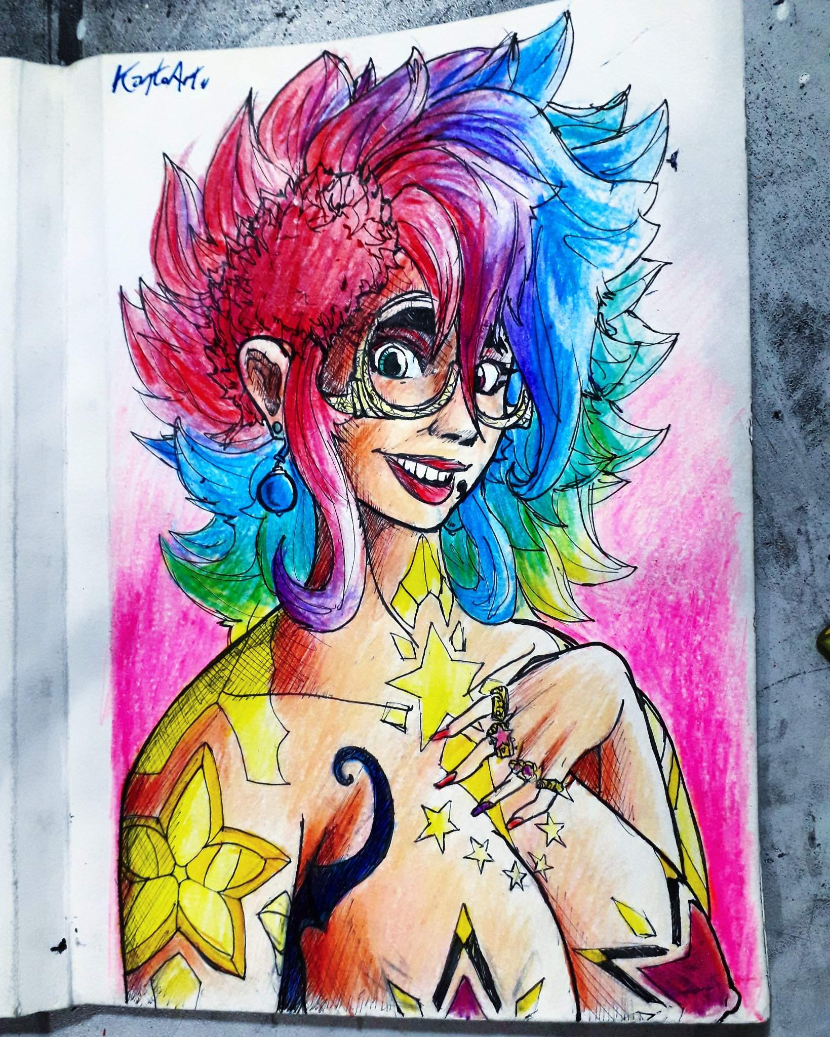 Colorindo uma linda moça gordinha e tatuada | OtaDraws Amino