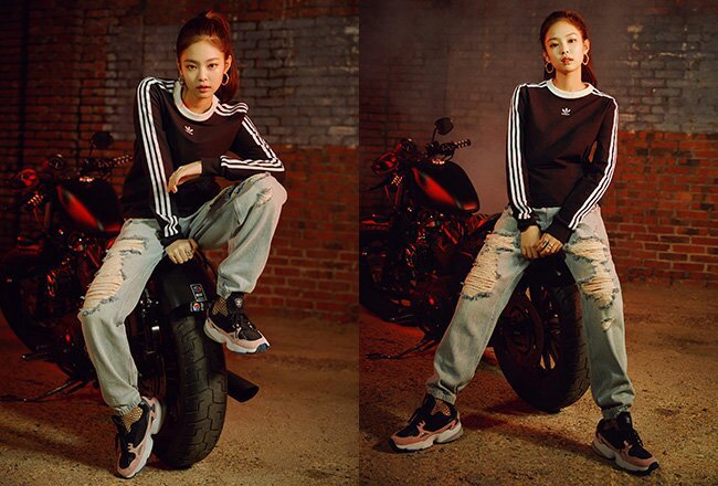  PHOTOS BLACKPINK X ADIDAS  Kim  Jennie  Amino