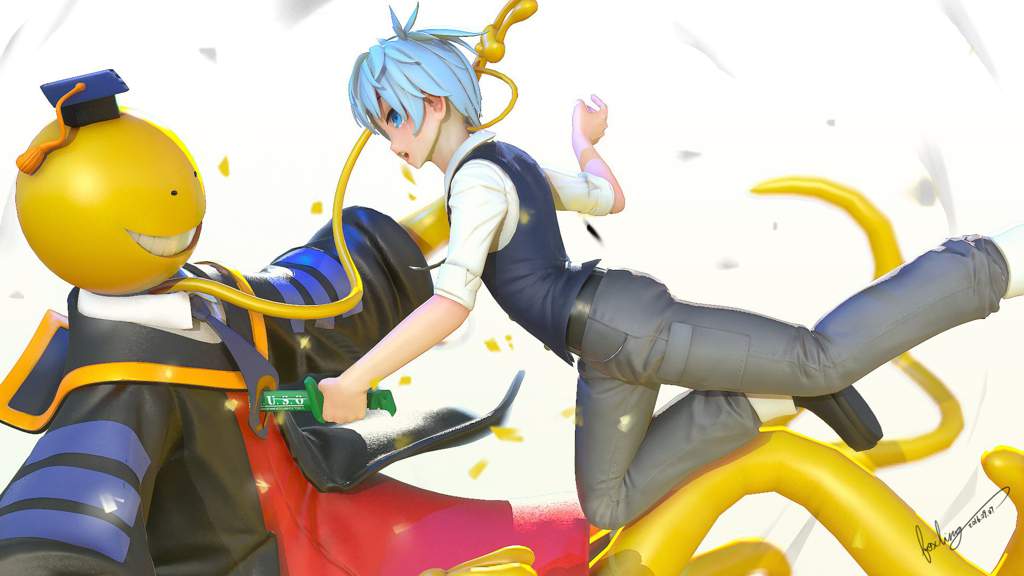 Koro sensei x nagisa