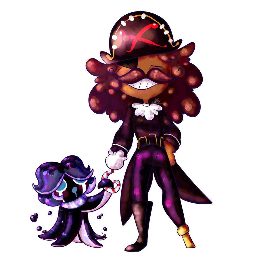 Papa pirate and squid child | *Cookie Run* Amino