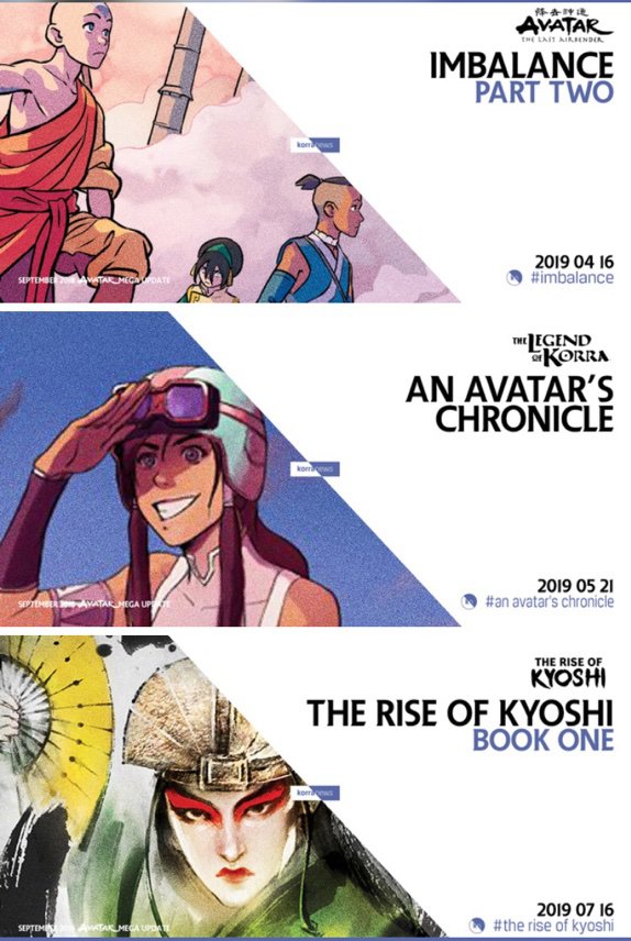 Big News For Avatar Fans Lots Of Upcoming New Releases Http Korranews Com For More Info Yuri Manga Anime Amino