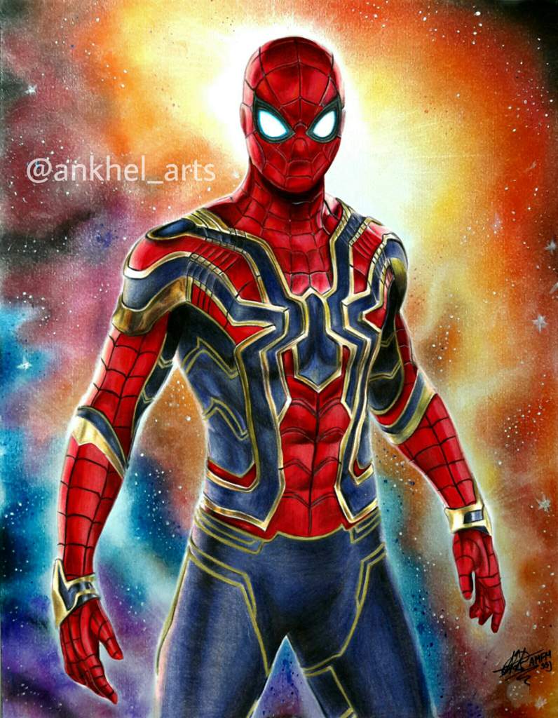 Dibujo realista del Iron Spider | •Arte Amino• Amino