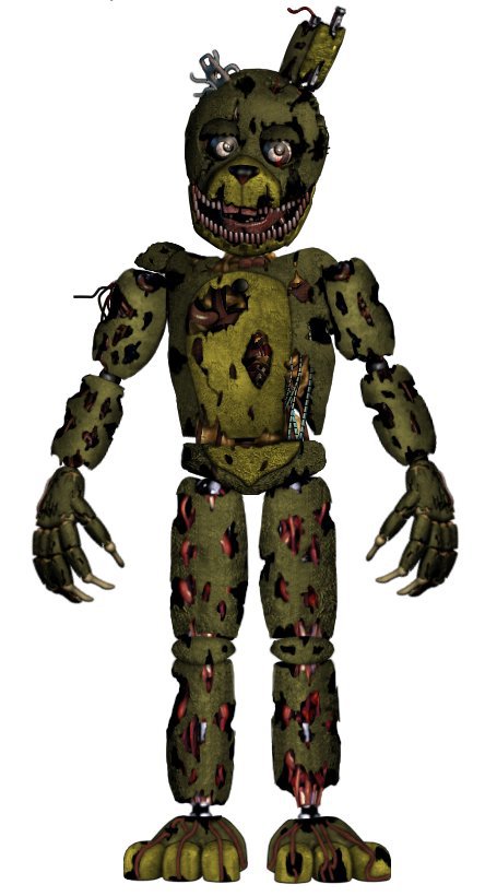 Scrap springtrap + fnaf 3 springtrap = the twisted ones version of ...