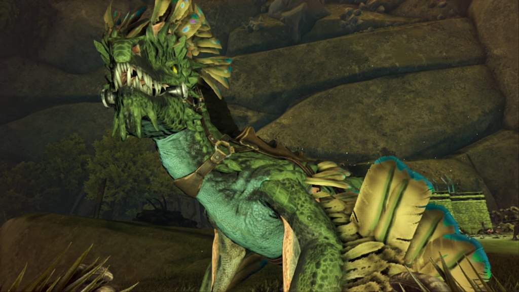 The easiest way to tame a basilisk | Ark Survival Evolved Amino