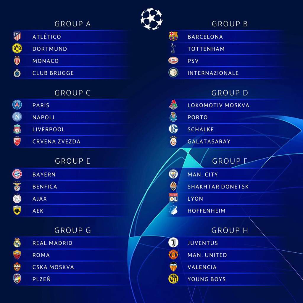 ucl matches schedule