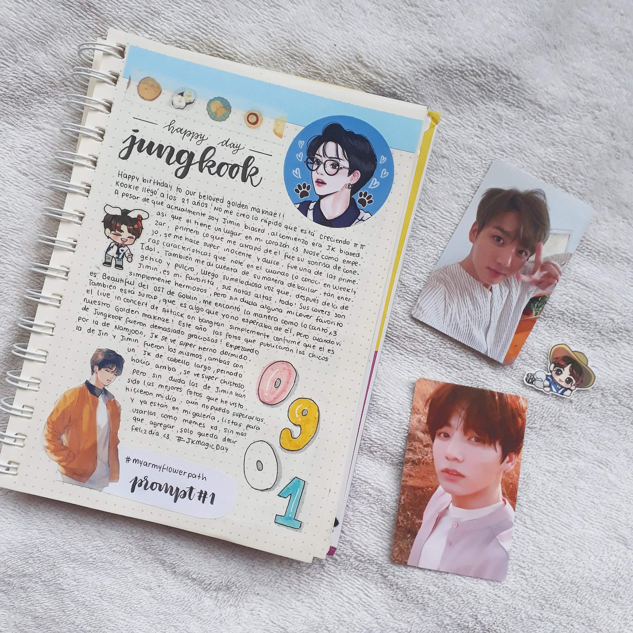 #JKMagicDay | Jungkook Spread | Bullet journal y organización Amino
