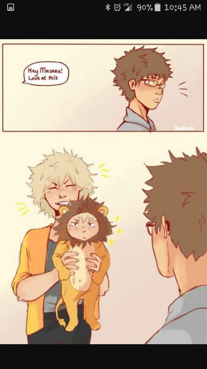 Baby kacchan as a lion | My Hero Academia Amino