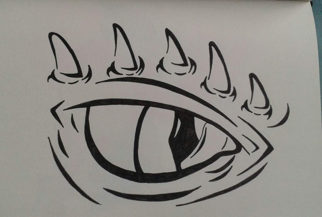 awesome dragon eye drawings