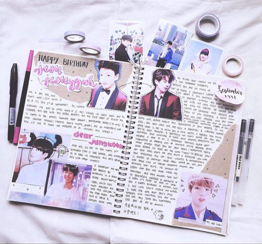 -ˏˋ journal spread : 1 Year with BTS ˊˎ- | ARMY's Amino