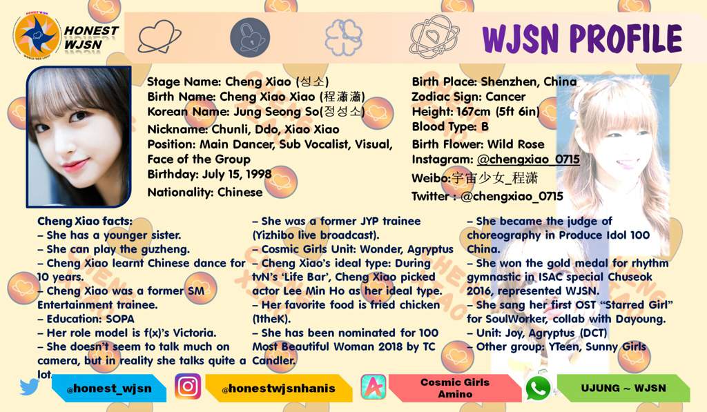 NEW WJSN MEMBERS PROFILE 2018 | Cosmic Girls [WJSN] Amino Amino