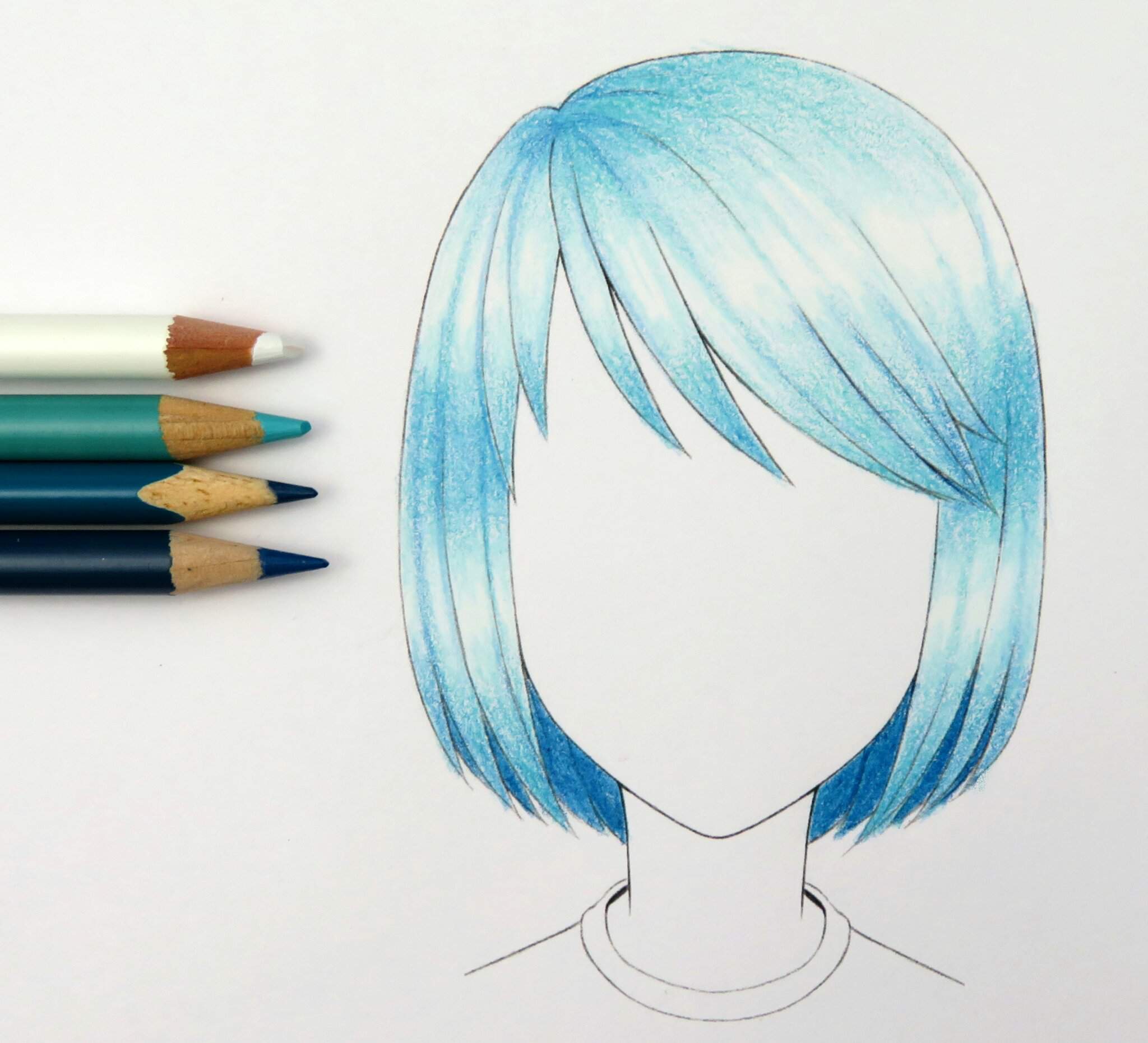 Anime Drawings With Color Pencils Analogous colors are another common