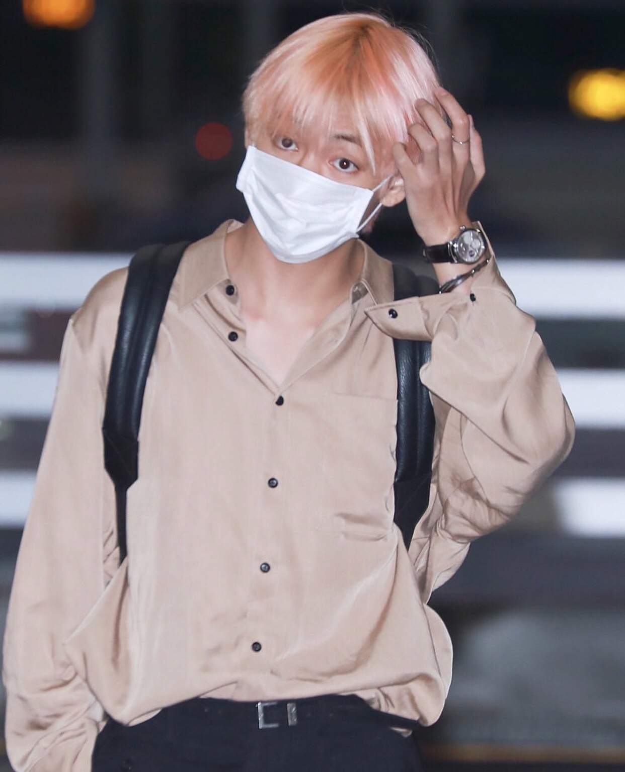 Tae At Incheon Airport | Kim Taehyung Amino