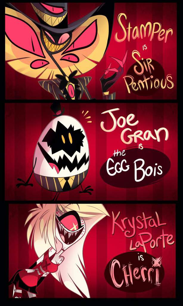 Who is all the characters' names? | Hazbin Hotel (official) Amino