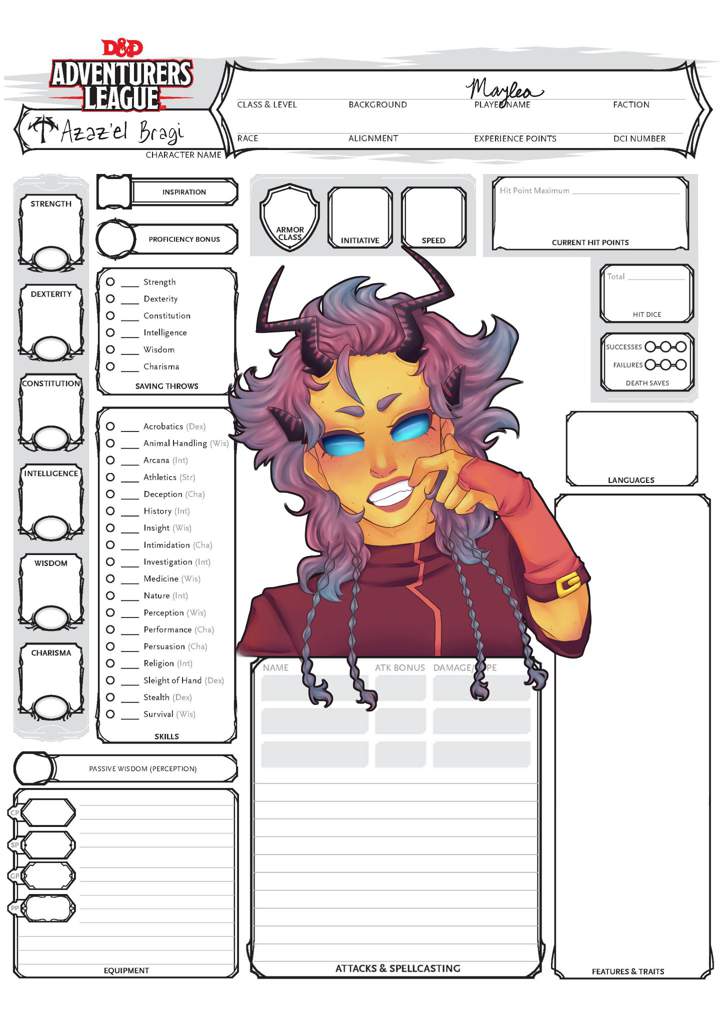 Different Character Sheet Format | Dungeons & Dragons (D&D) Amino